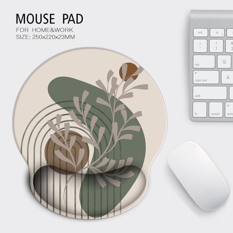 Fumede Ergonomic Resin Mouse Pad with Wrist Rest (2-Pack)