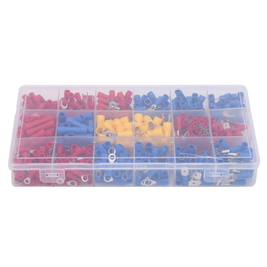 520Pcs Wire Connector Kit Cold Pressed Terminal Set Electrical Industrial Supplies
