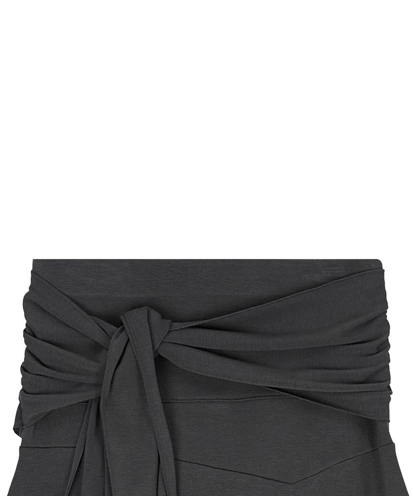 Love Is True El Horse Waistband Skirt(Charcoal)