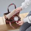 ROOTOTE Damen Kleine Laminierte Lunchtasche, EU Quadrat Laminierte-S, 3601 (360601 Grün prüfen)