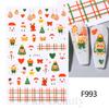Nail Art Stickers Autumn Thanksgiving Maple Leaf Harvest Mushroom Hazelnut Honey Yellow Leaf Nail Stickers