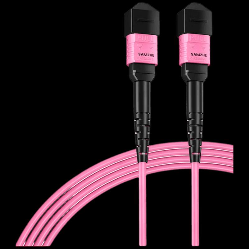 

SAMZHE G4-PP1205 12-Core MPO OM4 Multimode Fiber Optic Patch Cord