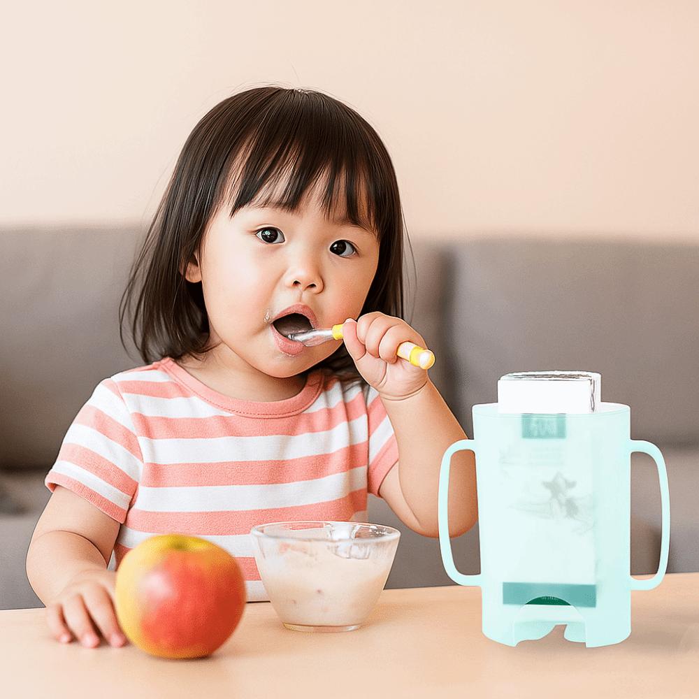 Plastic Food Pouch Holder Comfortable Milk Box Holder Juice Box Holder  for Baby
