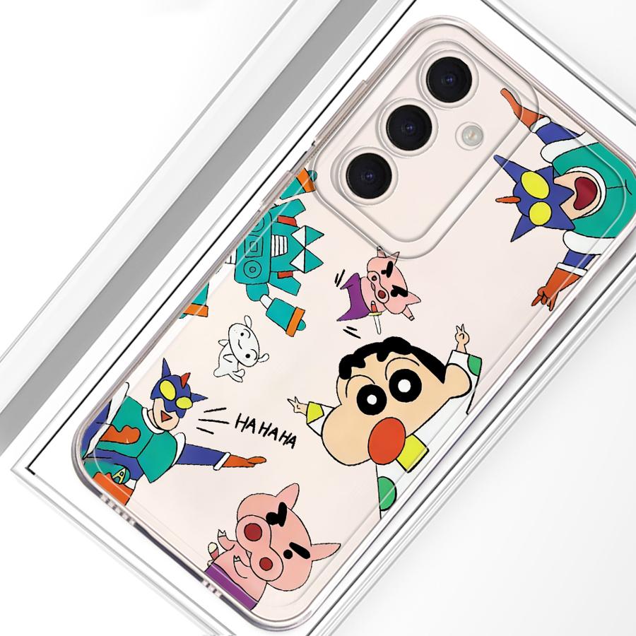 Cartoon Crayons Shinchan Phone Cover Case for Samsung Galaxy A52 A31 A54 A15 A14 A16 A26 A24 A33 A52 A36 A13 A56 A50 A34 A35 A25