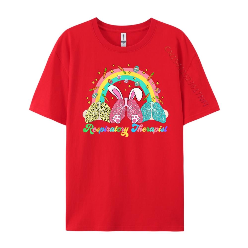 Cute Easter Respiratory Therapist Rt Bunny Ears Easter Eggs Funny Shirts Fall Halloween Printed S