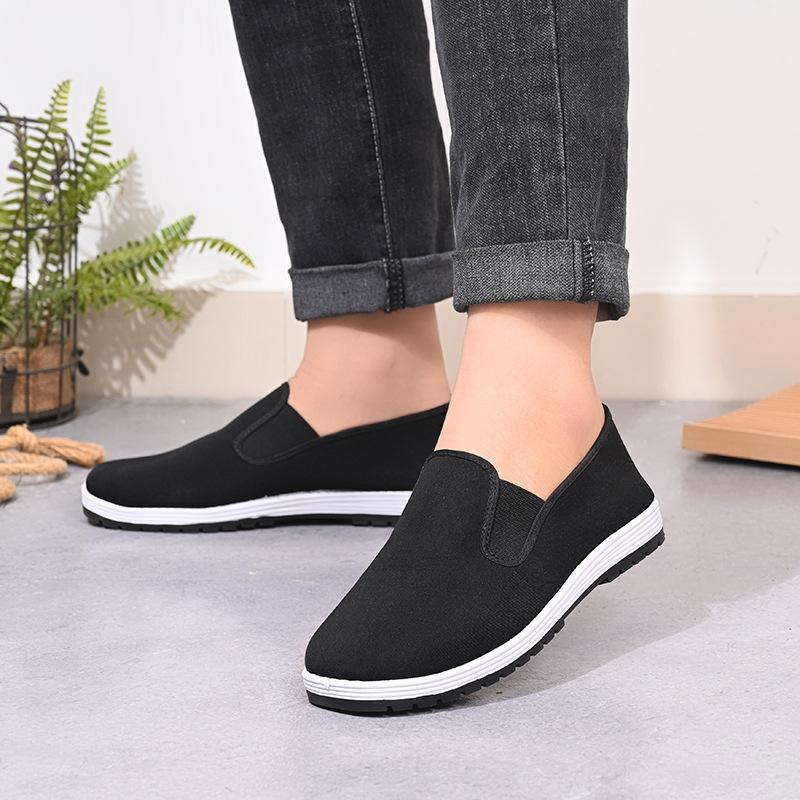 Thickened cloth shoes Working canvas Casual shoes Health cloth shoes