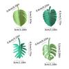 4Pcs Simulation of Leaves Fridge Magnet Artistic Fresh Bamboo Magnetic Stickers Creative Stereo Ins Wind Kitchen Home Decoration