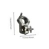 Drum Rack Clamp with Hinged Sides Adjustable for Stage Rig, Drummers