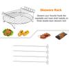 A96I-Air Fryer Stainless Steel Rack Grill Rack Tray And Steam Rack Air Fryer Tools