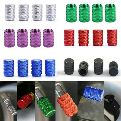 4 szt./zestaw Auto Car Tire Valve Stem Caps Bolt-in Aluminium Theft Proof Valve Caps Car Wheel Opony Zawory Trzpień opony Nakładki na zawory opon