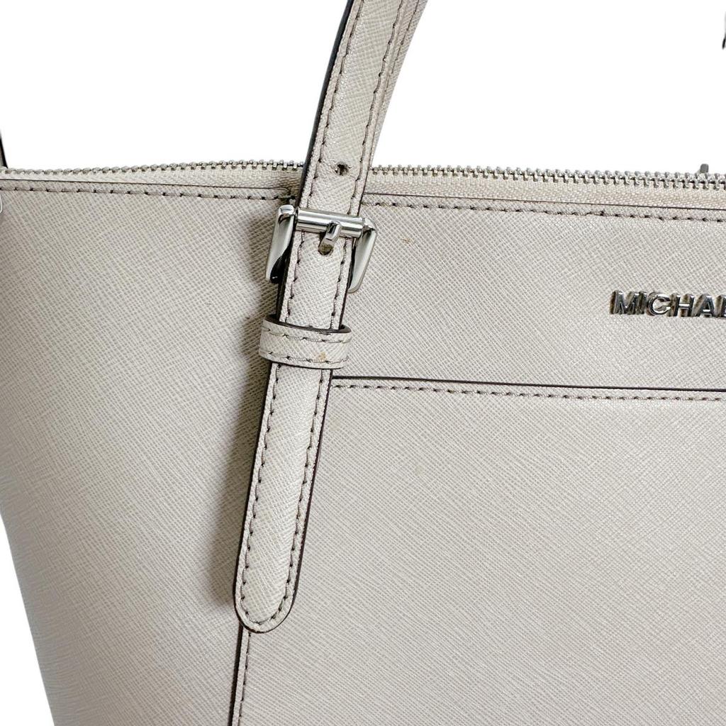 Michael Kors Ciara A4 compatible Handbag leather gray Women 35F8SC6T9L Used