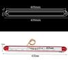 12V 24V 72 LED Truck Rear Tail Light Stop Brake Lamp Flowing Turn Signal Light for Trailer Caravan Lorry Pickup Truck RVs