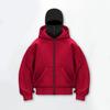 Warm Winter Hoodie Coat Unisex Thick Double Hooded Sweatshirt Jacket Loose Fit Casual Solid Color