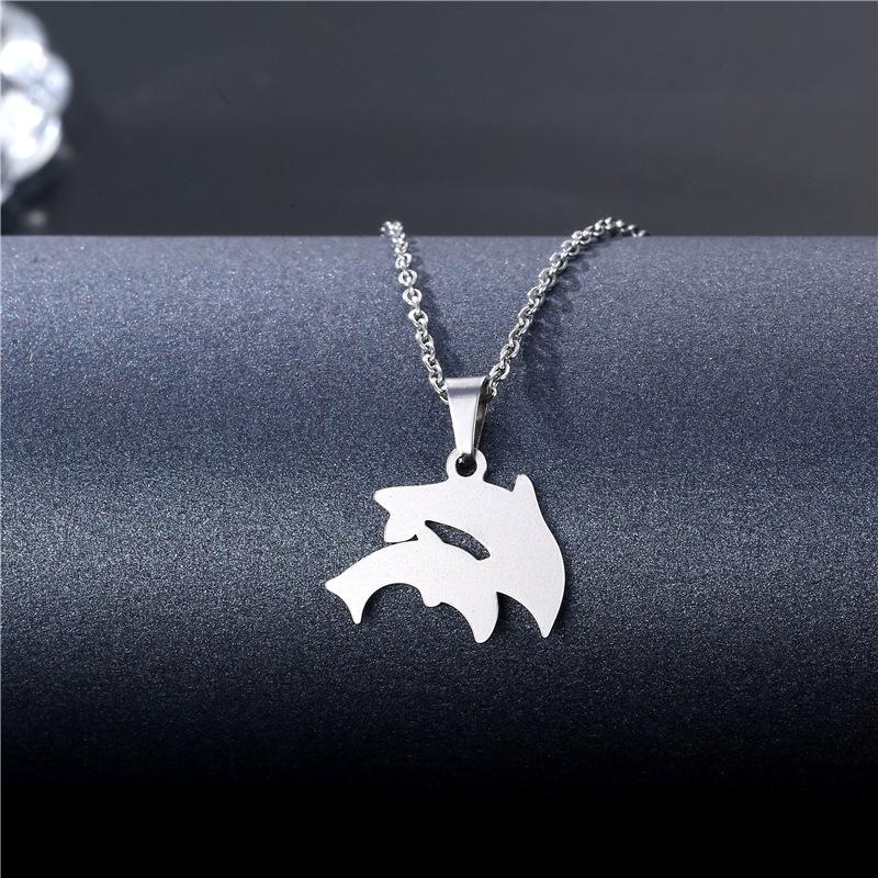 [Neue Titanstahl Kurze Choker Halskette Hip Hop Street Anhänger Kette Für Trendige Mädchen Ausgeh Accessoires]