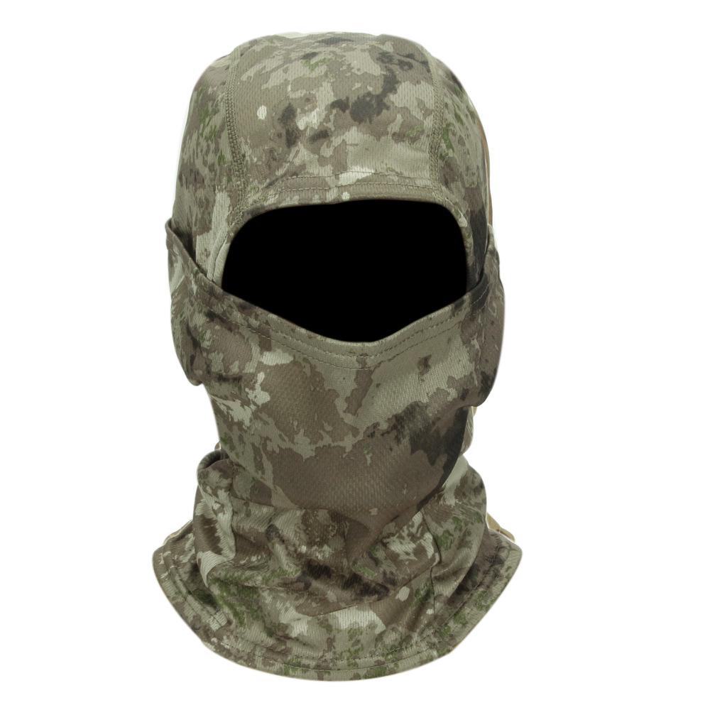 Men's Outdoor Cycling Tactical Camouflage Balaclava Sunscreen Skullcap Helmet Liner