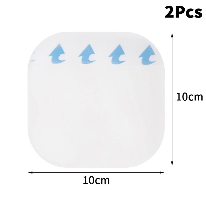 2Pcs Ultra Thin Hydrocolloid Dressing Patches Wound Dressing Adhesive Breathable Waterproof Pad Help Wound Healing Skin Care