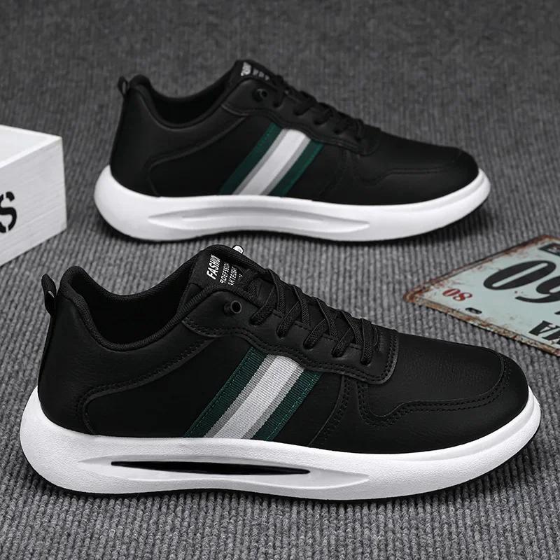 

2025 New Men Shoes Fashion Mens Casual Shoes Comfort Mesh Platform Male Sneakers Outdoor 44 чорний