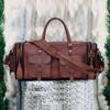 Leather Duffel Bag Leather Overnight Bags, Leather Travel Bags, Leather Travel