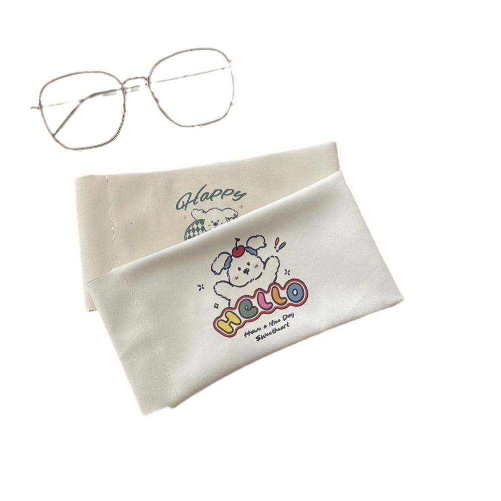 Automatic Closing Eyewear Storage Bag Cute Puppy Glasses Box Sunglasses Protective Cover  Girl