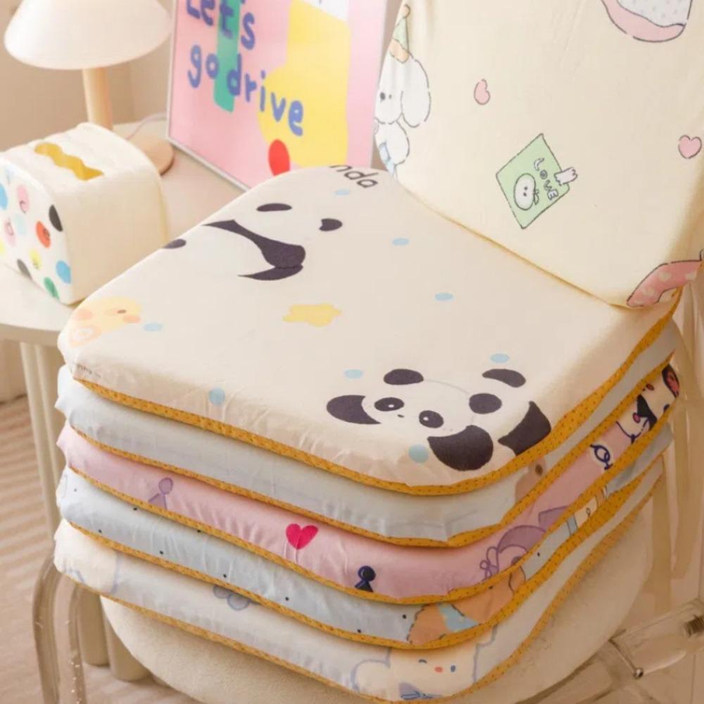 Summer 4cm Thick Memory Foam Cushion Anti-slip Ultra Soft Chair Cushion Removable Washable Seat Cushion for Home Office