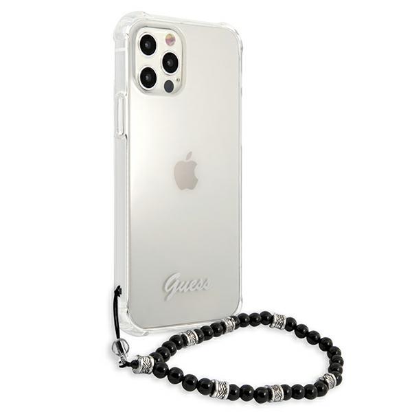 Guess Guhcp12Lkpsbk Iphone 12 Pro Max6,7  Transparent Hardcase Black Pearl