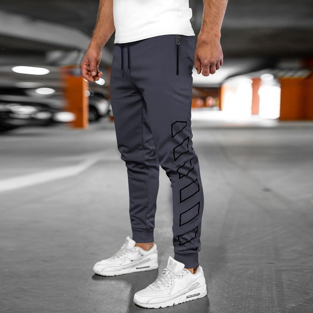 Frühling Und Herbst Sport Fitness Einfarbig Hosen männer Lose Laufende Casual Große Größe Jogginghose Baumwolle