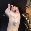 D305 Fine Jewelry 11 -12mm 925 Sterling Silver Natural Fresh Water White Pearl Pendant Necklaces For Women Fine Pearls Pendants