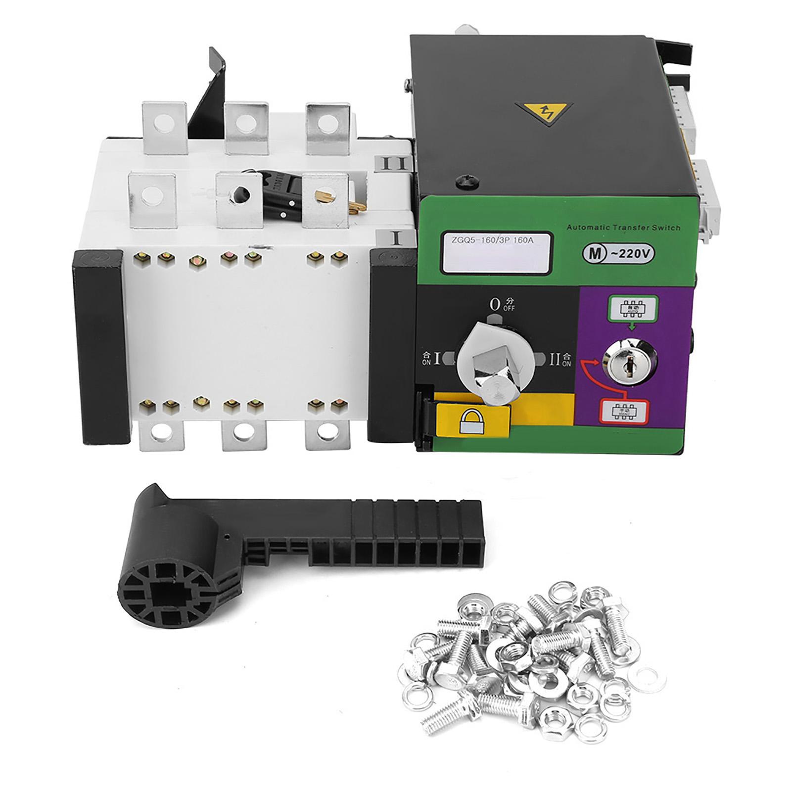 

160A 400V Dual Power Automatic Transfer Switch for Power Transmission Automation System