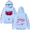 Angel Dust Hoodie Hazbin Hotel Harajuku Anime Pullovers Demoncore Unisex Streetwear Cute Edgy Imp Gift for Fan Streetwear Clothes