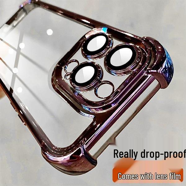 Honor X9D Phone Case with Lens Film and Electroplated Drop-Proof Soft Cover for Honor 600lite and X8D/X9C