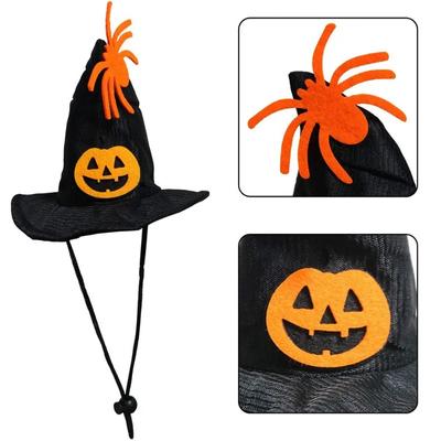 Halloween Haustier Kleine Mini Kappe Katze Umhang Niedlich Heißer Verkauf Kappe Haustier Schal Sets Haustierspielzeug Zubehör 2024 Neue Mode