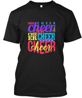 Cheer Cheerleading Cheerleader - T-Shirt Hergestellt in den USA Größe S bis 5XL