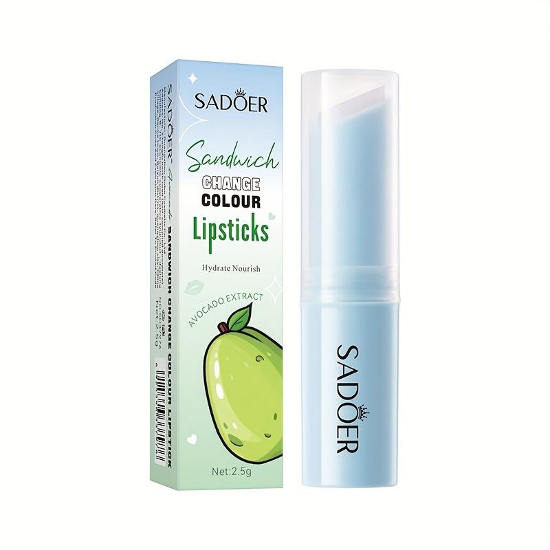 

Avocado-Filled Temperature-Changing Moisturizing Lip Balm Moisturize Lips and Remove Dead Skin Fruit Lip Balm 2.5g
