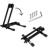 Bicycle stand, parking rear, front wheel, stable, foldable, 20-27.5”