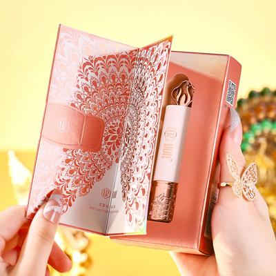 Weicher Nebel klebt nicht an einer Tasse Lippenstift-Box, Nebel üppig, sabbernd, Farbe, Farbe Verbotene Stadt geschnitztes Geschenkbox-Set