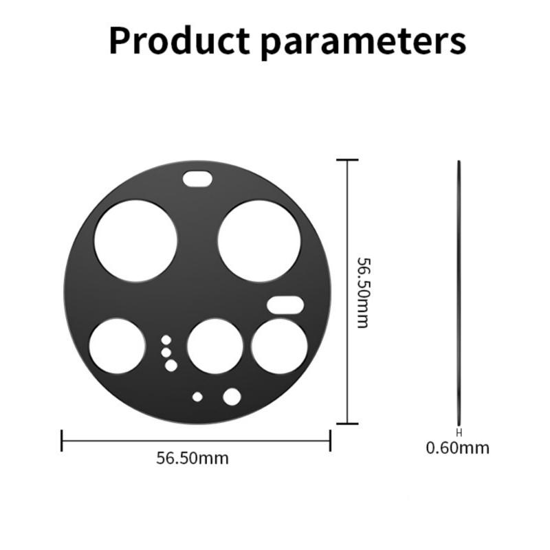 İnce Parmak İzi Bırakmayan Alüminyum Kamera Kalkanı Kapağı Metal Lens Koruyucu Darbeye Dayanıklı Tasarım Üst Düzey Mobil Cihazlar İçin