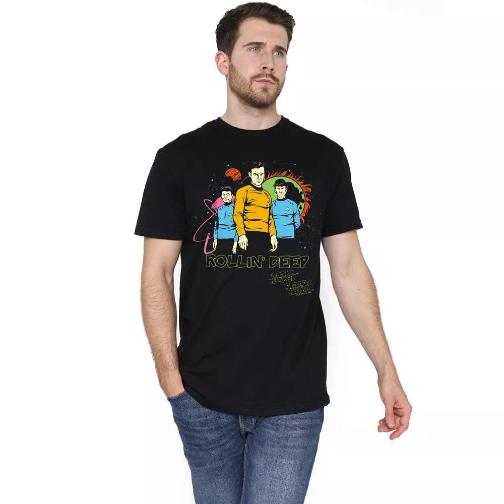 Star Trek Rollin Deep T-Shirt S-3XL, Black 3XL