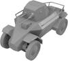 Mussini WWII Hungarian 39M Csaba Armored Reconnaissance Vehicle Resin Kit 1/72 MM072-035 (Tank)