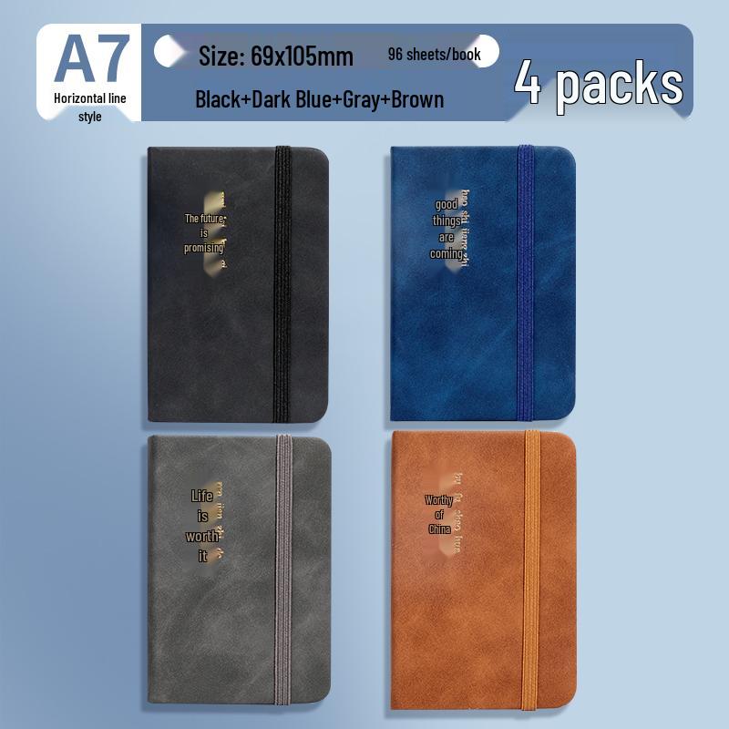 A7 Mini Pocket Notebook - Portable, Simple Style, High Value Memo Pad