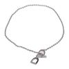 HERMES  H100088FPBB  Necklace Glycine/Bordeaux Metal Mens