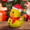 Mini Christmas Resin Ducks Desk Decor Animal Figures Party Bathroom Garden Classroom Cake Decoration Apartment Hotel