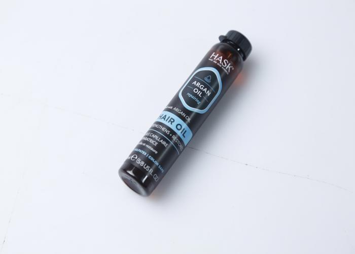 Huile capillaire - Hask - Huile d'argan - 18ml - Sans parabène - Réparatrice et hydratante