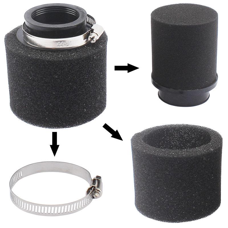 44mm 45mm 46mm Black Air Filter for 50cc - 90cc 110cc 125cc Motorcycle ATV Quad Scooter Go Kart Moped Pit Dirt Racing Super Bike