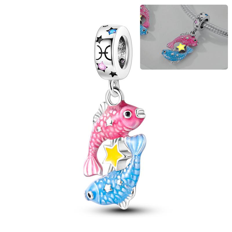 Luminous Copper Glowinthedark Firefly Charm Pendant Compatible With Authentic Charm Bead Charms Bracelets Bead for Women Diy Fine Jewellery