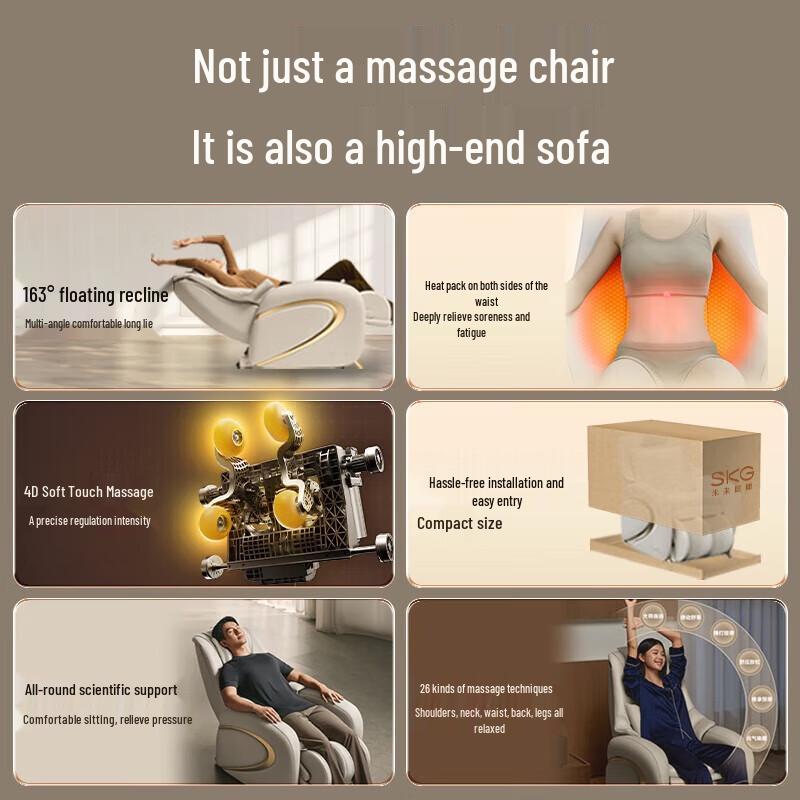 SKG H5-1 Full-Body Massage Chair with Heat