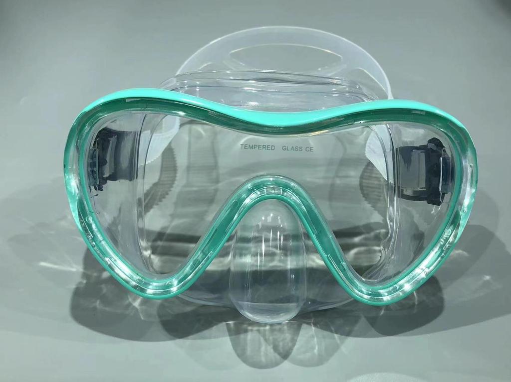 Adult Large Frame Silicone Diving and Snorkeling Goggles