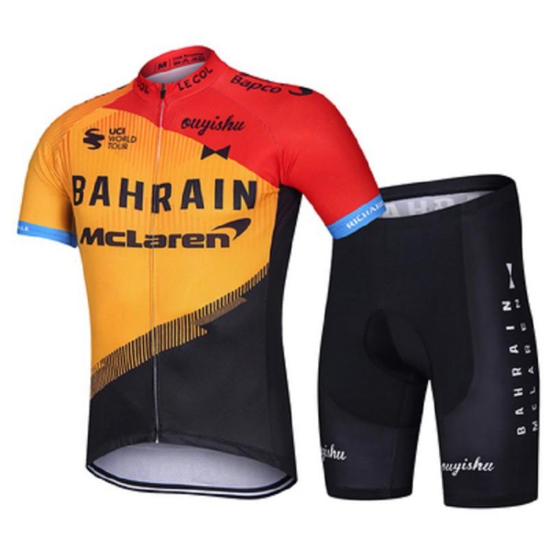 Mens Cycling Jersey Set Short Sleeve Road Bike Outfit Breathable Riding Gear
