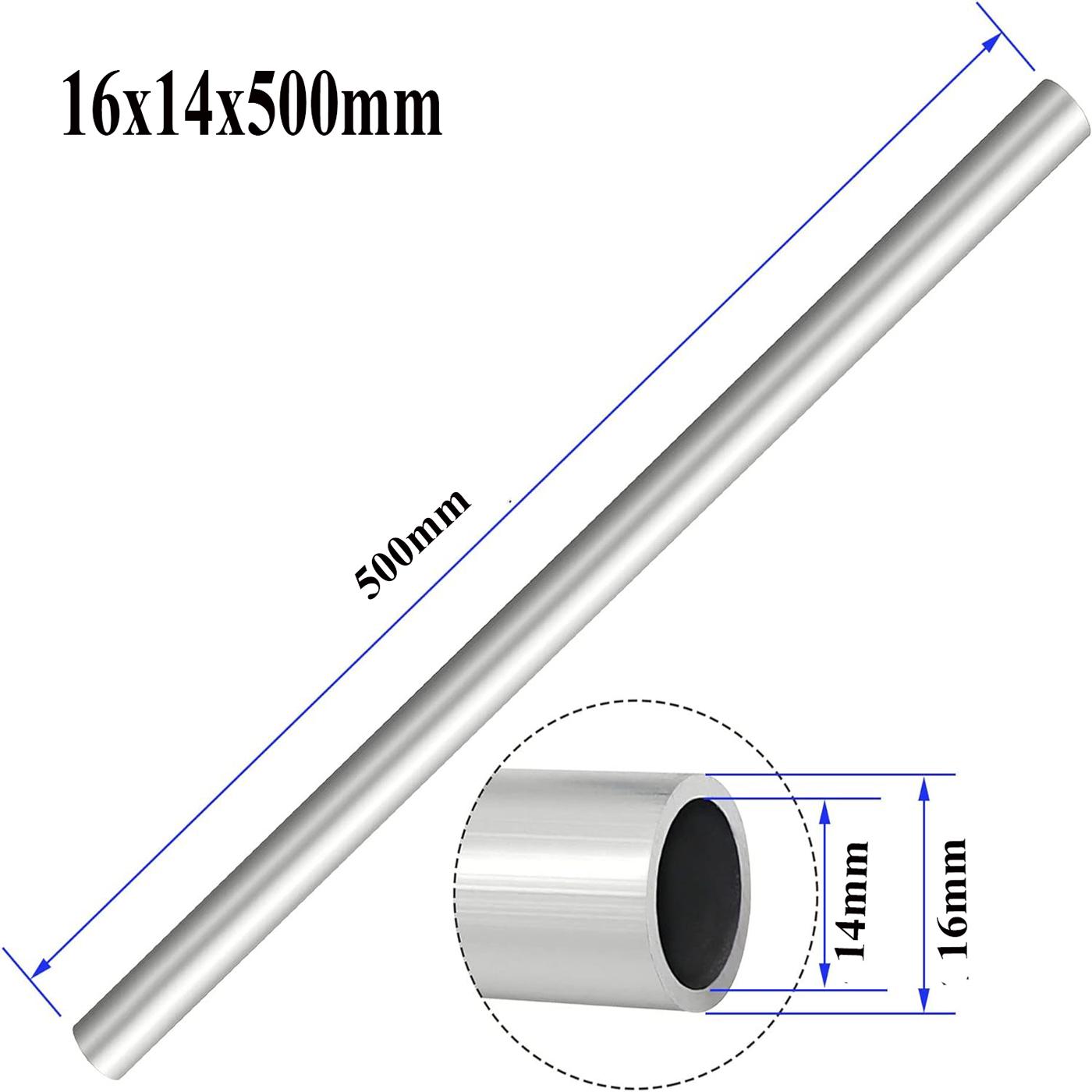 Tube Aluminium 6063 Sourcing Map - 20mm OD, 10mm ID, 200mm Longueur