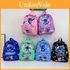 Mochila Infantil Fofa com Estampa de Desenho Lilo Angel Stitch Sorvete Bolha Amor Para Escola e Uso ao Ar Livre