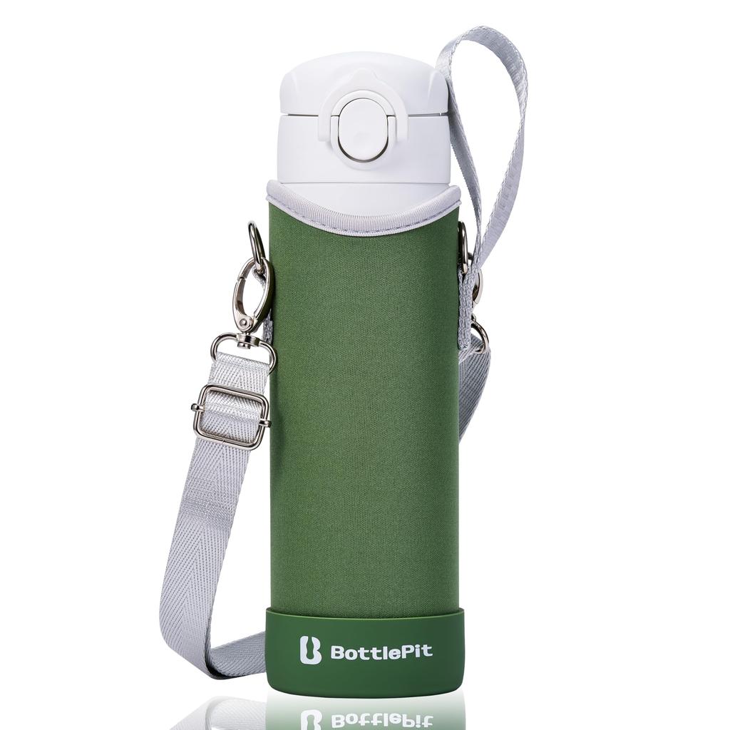 BottlePit Bottom Cover for 500ml Water Bottles No-Installation (Khaki)